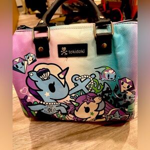 TokiDoki unicorn handbag multicolored